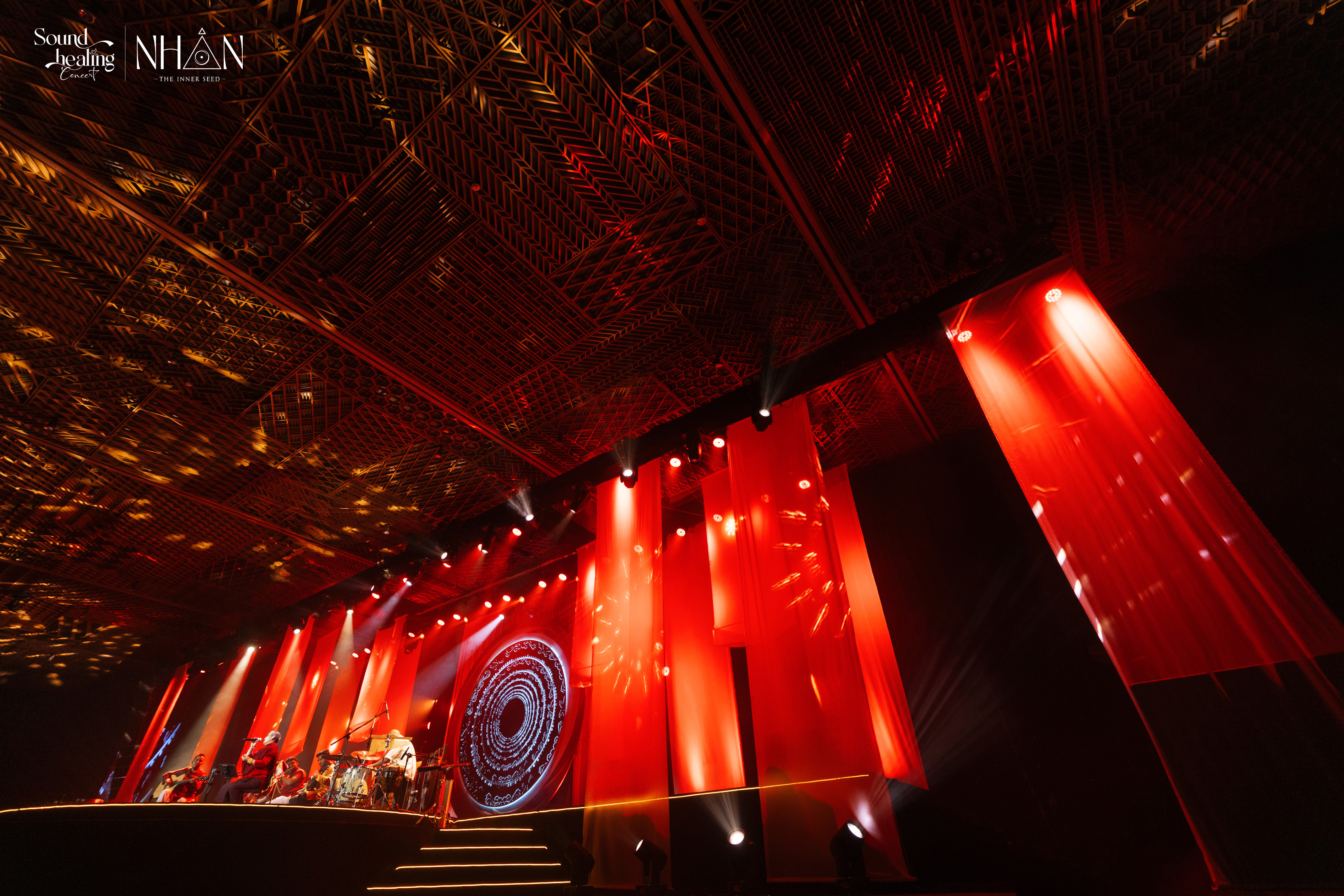 Sound Healing Concert 2026 stage at GEM Center, Ho Chi Minh City