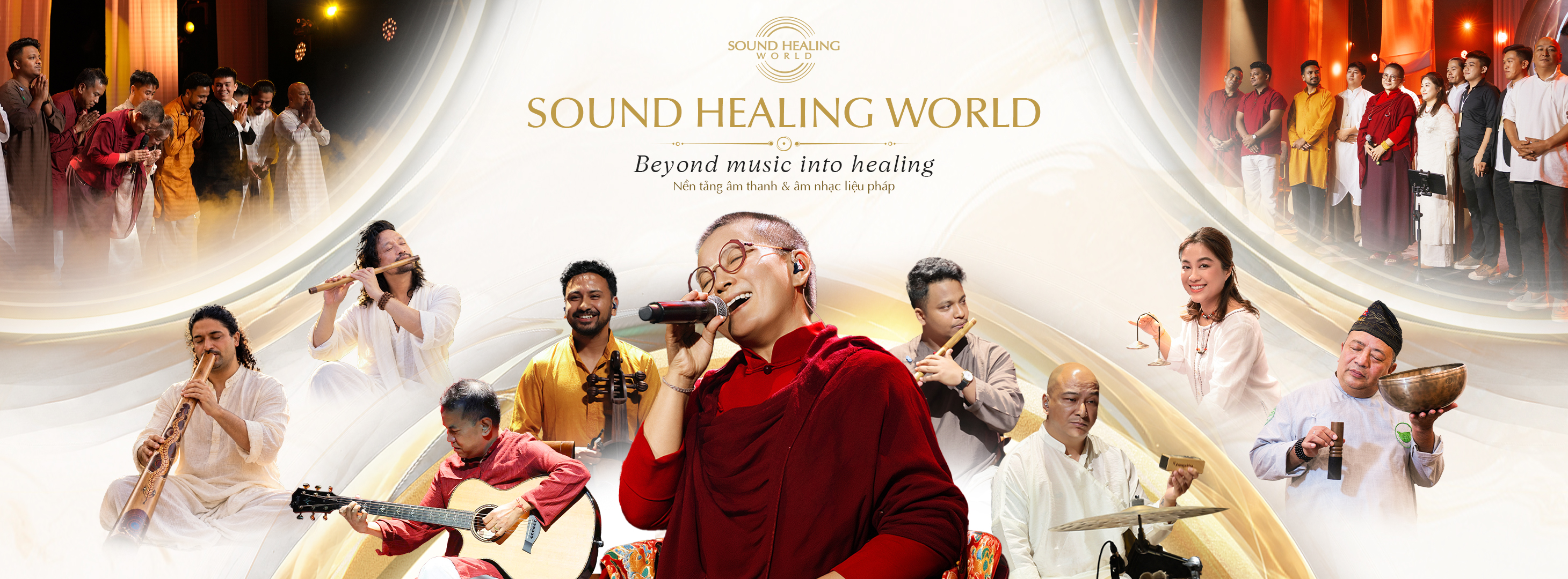 Sound Healing World - Beyond music into healing. Nền tảng âm thanh và âm nhạc liệu pháp
